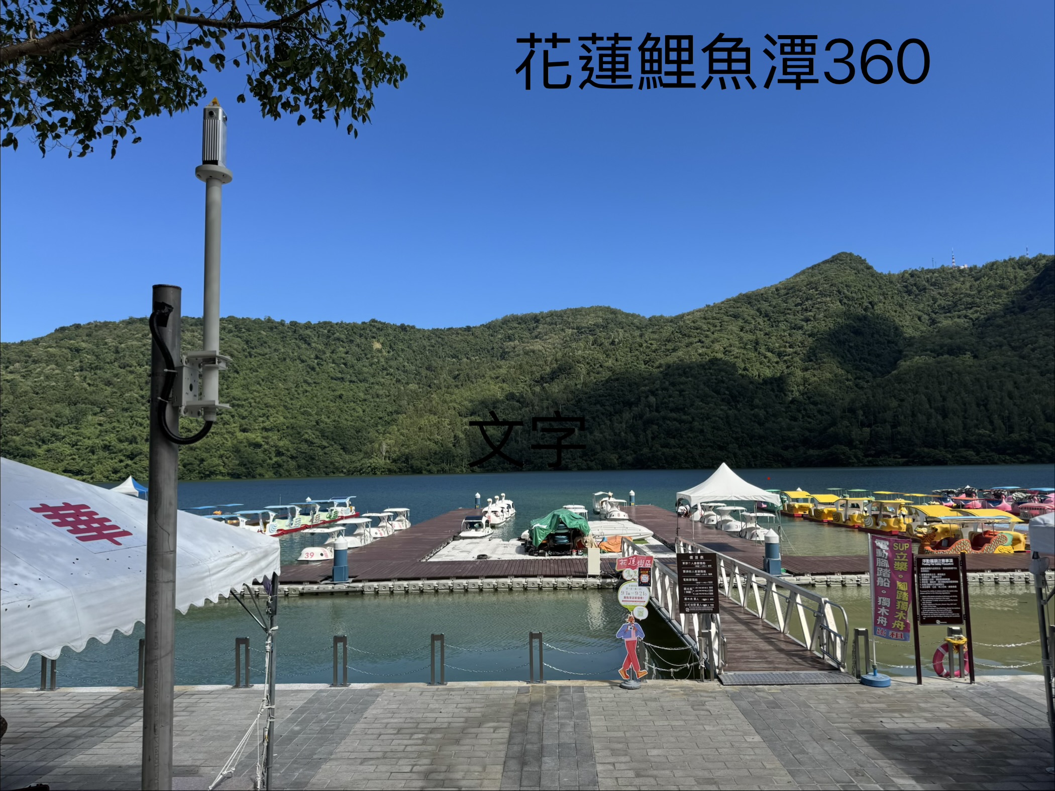 花蓮鯉魚潭風景區安裝實例