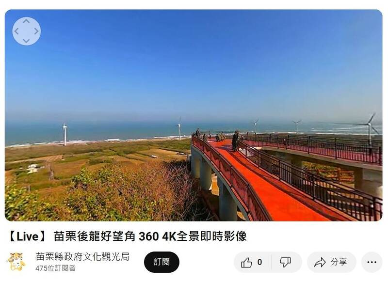 苗栗後龍好望角「鏡頭君」上線！360度無死角飽覽山海美景